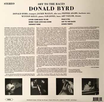 LP Donald Byrd: Off To The Races 75957