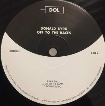 LP Donald Byrd: Off To The Races 75957