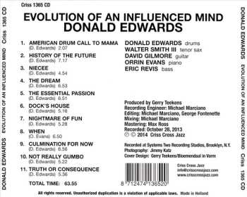 CD Donald Edwards: Evolution Of An Influenced Mind 631806