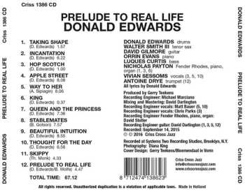 CD Donald Edwards: Prelude To Real Life 645116