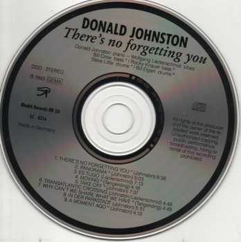 CD Donald Johnston: There's No Forgetting You 595216