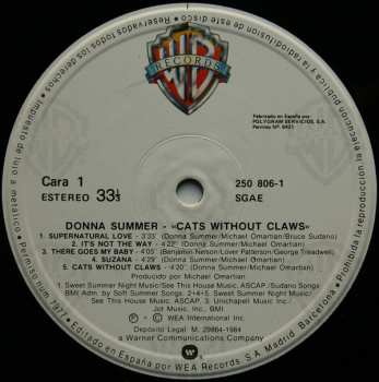 LP Donna Summer: Cats Without Claws 543268