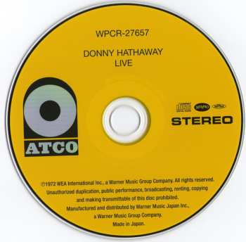 CD Donny Hathaway: Live LTD 644305