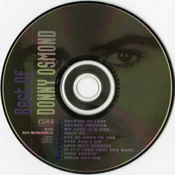 CD Donny Osmond:  Best of Donny Osmond 592410