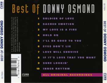 CD Donny Osmond:  Best of Donny Osmond 592410