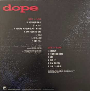 LP Dope: Live & Rare LTD 595961