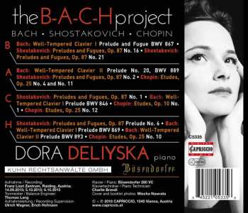 CD Dora Deliyska: The B-A-C-H Project 494986