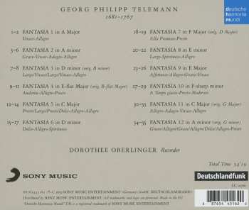 CD Georg Philipp Telemann: 12 Fantasias 113003