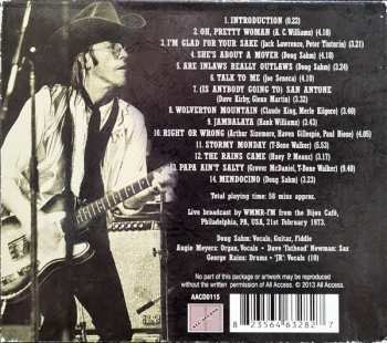 CD Doug Sahm & Band: Inlaws And Outlaws - 1973 Radio Broadcast 552822