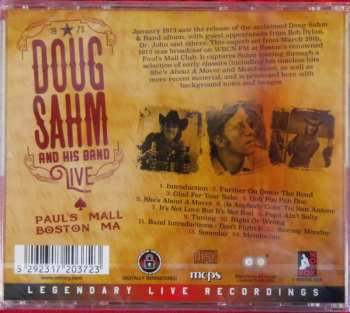 CD Doug Sahm & Band: Live Paul's Mall Boston. Ma 1973 552816