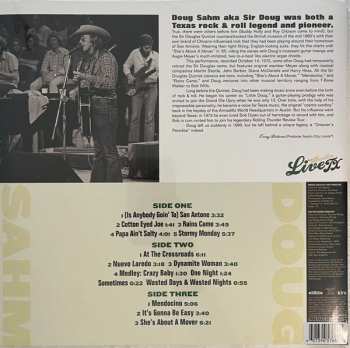 2LP Doug Sahm: Live From Austin TX CLR | LTD 562151