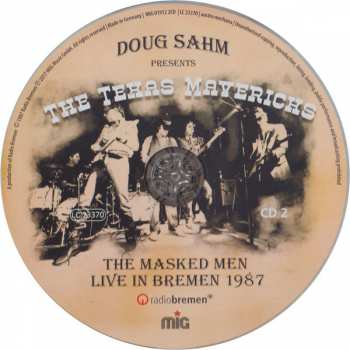 2CD Doug Sahm: Who Are These Masked Men ? & The Masked Men Live in Bremen 1987 104103