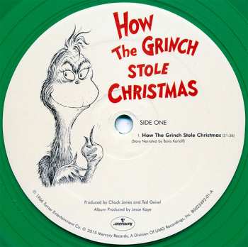 LP Dr. Seuss: How The Grinch Stole Christmas CLR 657906