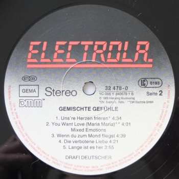 LP Drafi Deutscher: Gemischte Gefühle 585633