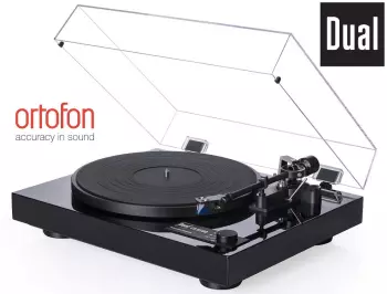 DUAL CS 618Q High End Černý Piano lak + Ortofon