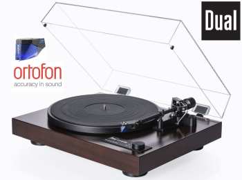 Audiotechnika DUAL CS 618Q High End Ořech + Ortofon 2M BLUE (MM)