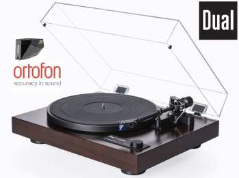 Audiotechnika DUAL CS 618Q High End Ořech + Ortofon 2M BLACK (MM)