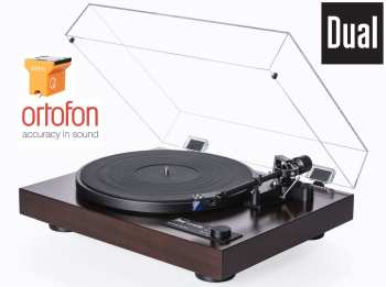 Audiotechnika DUAL CS 618Q High End Ořech + Ortofon 2M QUINTET BRONZE (MM)