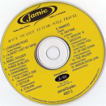 CD Duane Eddy: Have "Twangy" Guitar Will Travel 642255