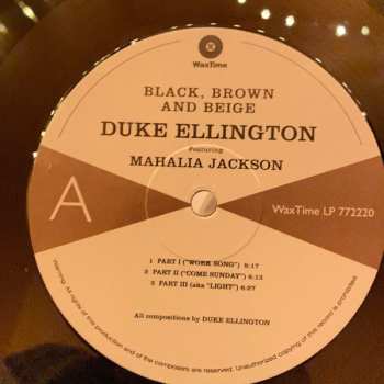 LP Mahalia Jackson: Black, Brown And Beige LTD 608106