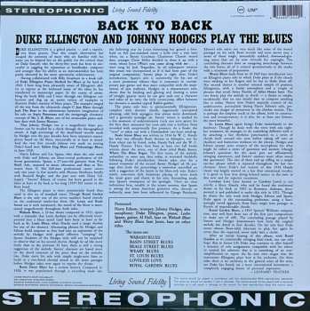 LP Duke Ellington: Back To Back (Duke Ellington And Johnny Hodges Play The Blues) 544818