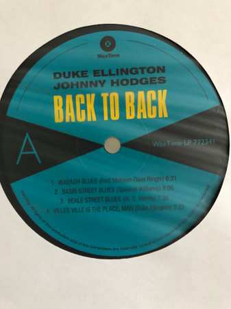 LP Duke Ellington: Back To Back LTD 582142