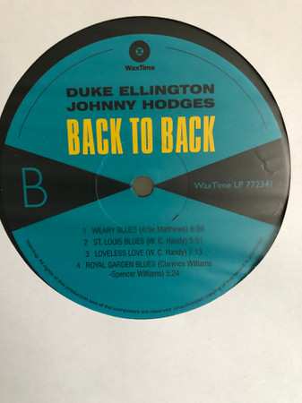 LP Duke Ellington: Back To Back LTD 582142