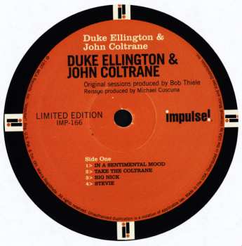 LP Duke Ellington: Duke Ellington & John Coltrane LTD 294105