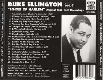 CD Duke Ellington: Echoes Of Harlem (Classic Recordings Vol.4: 1936-1938) 643050