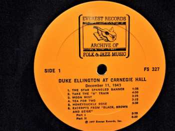 LP Duke Ellington: Duke Ellington At Carnegie Hall December 11, 1943 609797