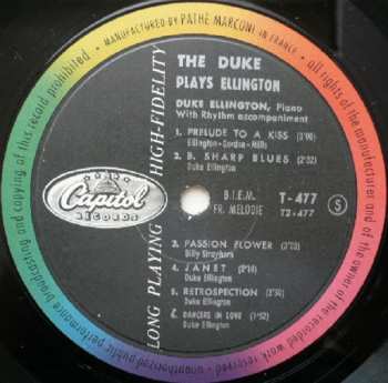 LP Duke Ellington: The Duke Plays Ellington 631189