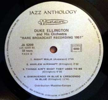 3LP/Box Set Duke Ellington: The Rare Broadcast Recordings 1951 - 1952 - 1953 651187