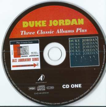 2CD Duke Jordan: Three Classic Albums  Plus 580286