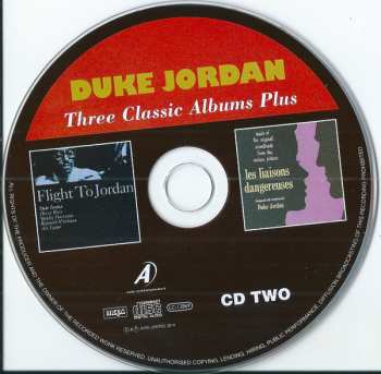 2CD Duke Jordan: Three Classic Albums  Plus 580286