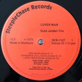 LP Duke Jordan Trio: Lover Man 603938