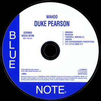 CD Duke Pearson: Wahoo! LTD 639600