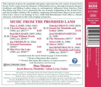 CD Duo Mantar: Music From The Promised Land 599744