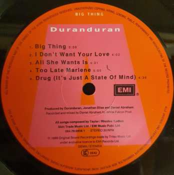 LP Duran Duran: Big Thing 655637