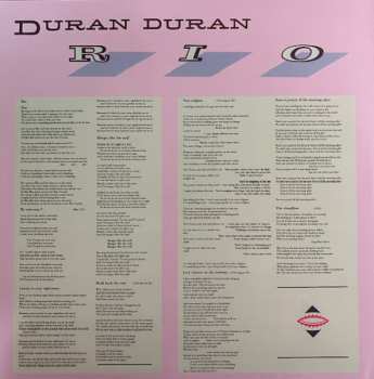 2LP Duran Duran: Rio CLR 653916