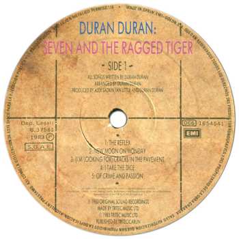 LP Duran Duran: Seven And The Ragged Tiger 638751