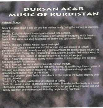 CD Dursan Acar: Music Of Kurdistan 419230