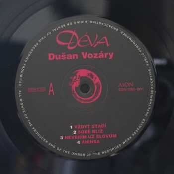 LP Dušan Vozáry: Déva 543226