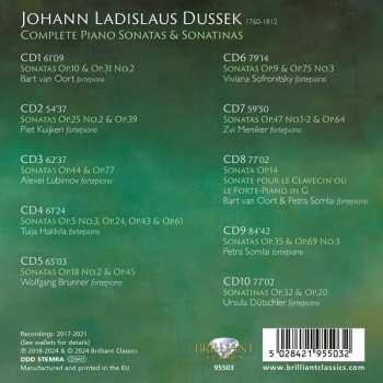 10CD Jan Ladislav Dusík: Complete Piano Sonatas & Sonatinas 567480