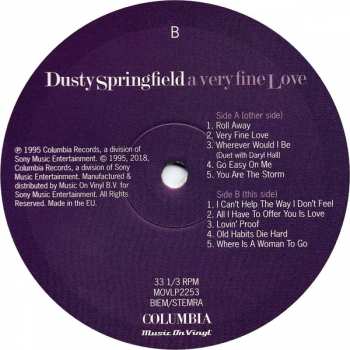 LP Dusty Springfield: A Very Fine Love LTD | NUM | CLR 128967