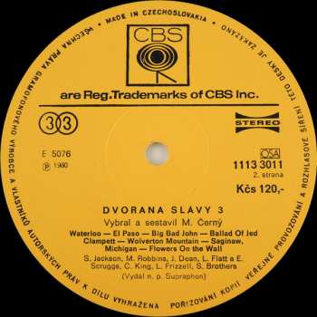 2LP Various: Dvorana Slávy 3 (2xLP) 41796