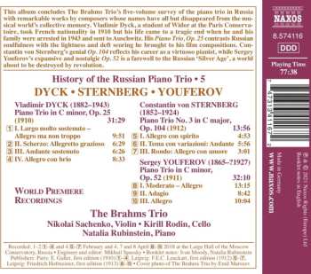 CD The Brahms Trio: History Of The Russian Piano Trio, Vol. 5 575490