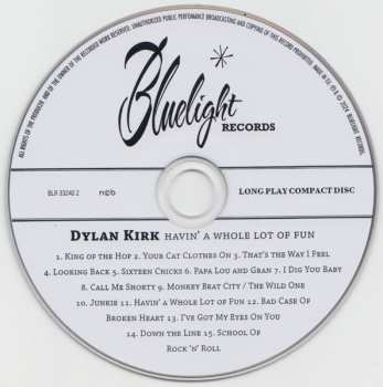 CD Dylan Kirk: Havin' A Whole Lot Of Fun - Live In Finland 627395