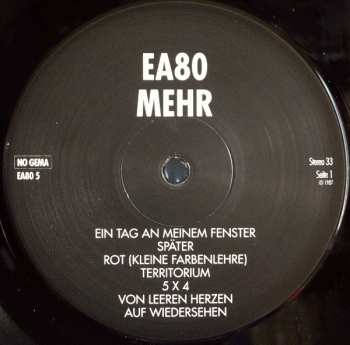 LP EA80: Mehr Schreie... 609300