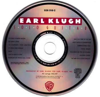 CD Earl Klugh: Solo Guitar 569532