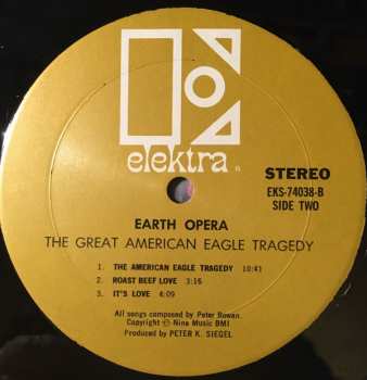 LP Earth Opera: The Great American Eagle Tragedy 582849